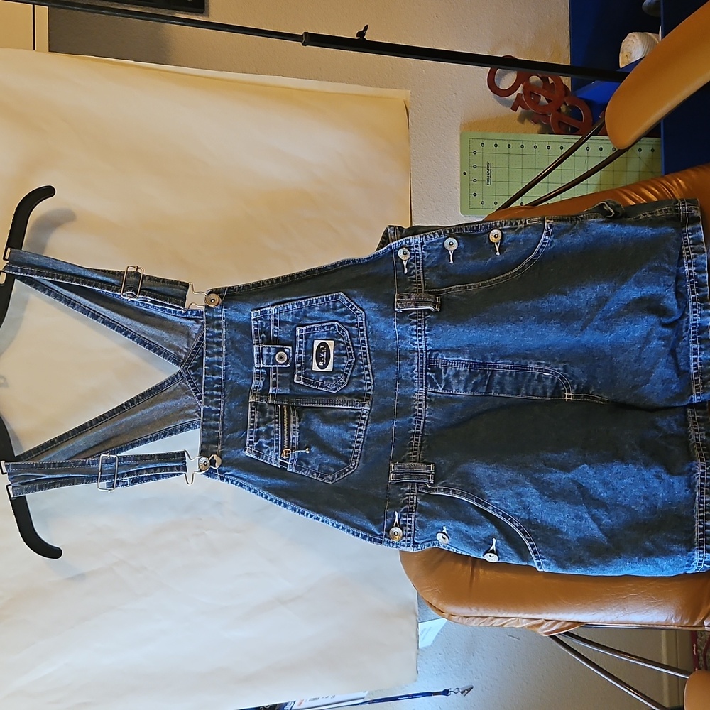 RVT Blue Denim Overalls